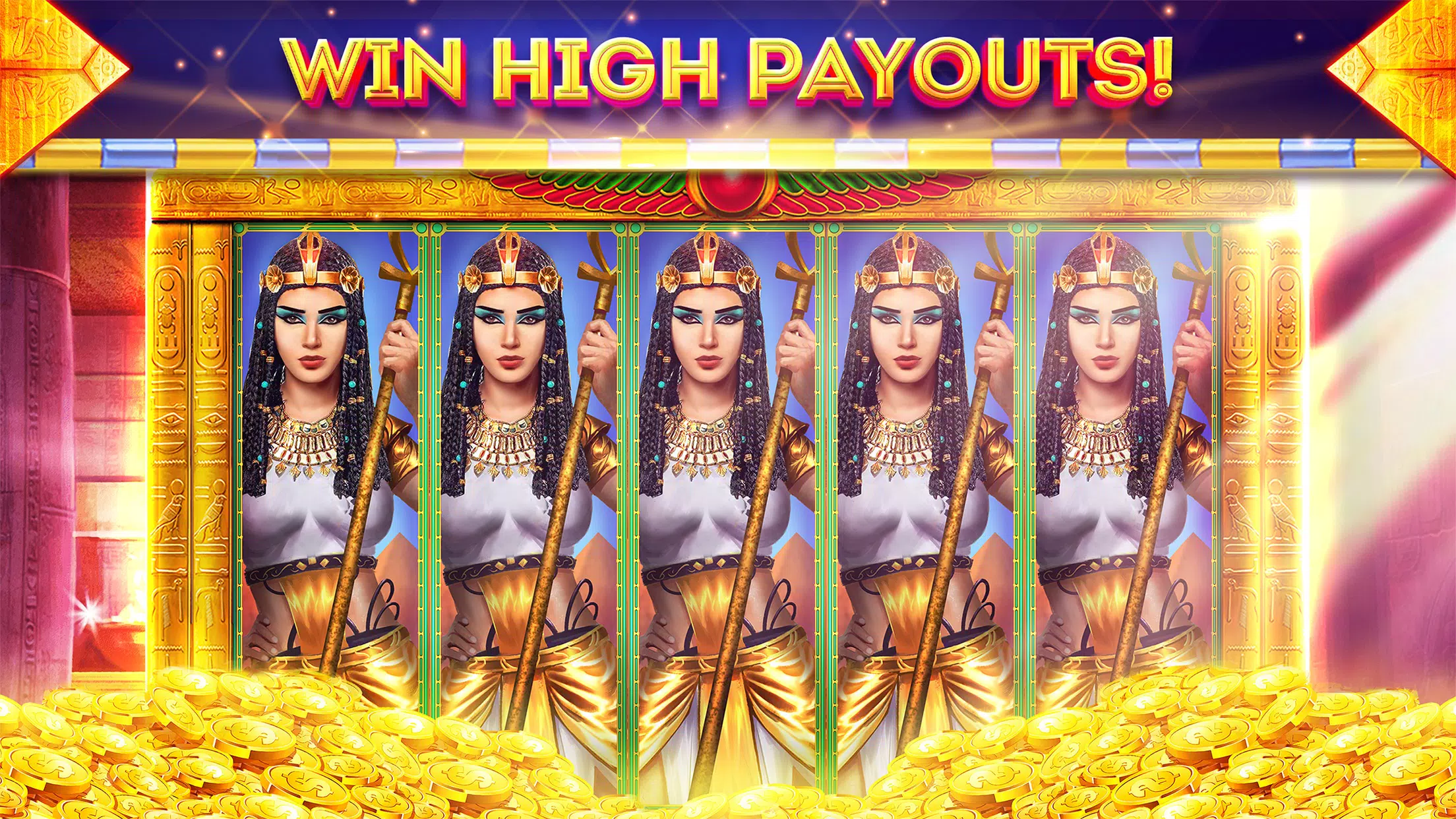 Pharaohs of Egypt Slots Casino Zrzut ekranu 2