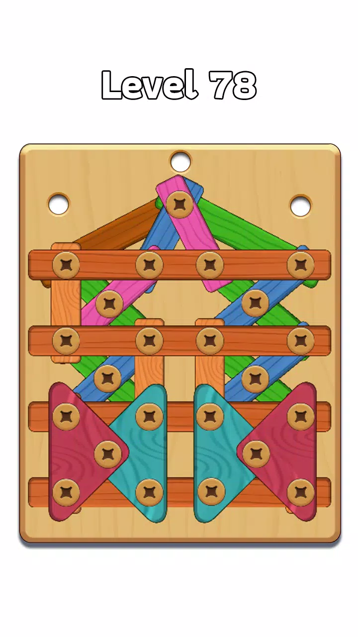 Wood Nuts & Bolt: Screw Puzzle স্ক্রিনশট 2