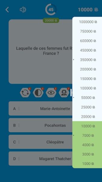 Millions Quiz - Français Captura de pantalla 3