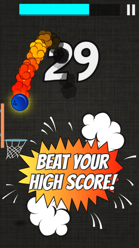 Hot Dunk Basketball ภาพหน้าจอ 0