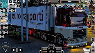 Euro Truck Driving Games 3D ဖန်သားပြင်ဓာတ်ပုံ 1