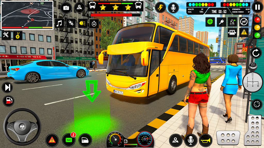 US Bus Simulator 3d Games 2024 Скриншот 3