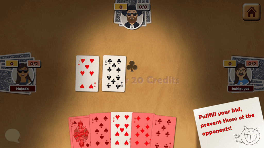 Oh Hell - Online Spades Game Tangkapan skrin 1