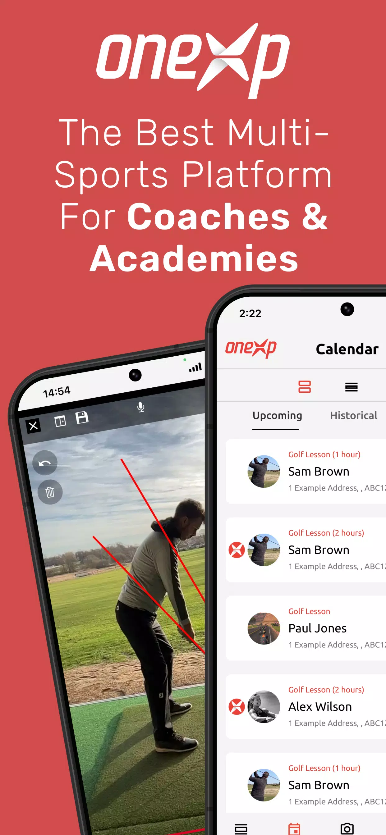 OneXp: Sports Coaching App Capture d'écran 0