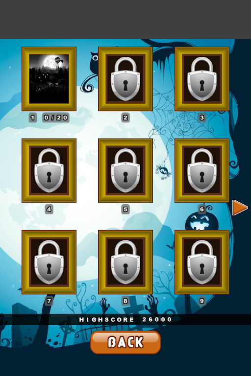 Pyramid Solitaire on Halloween Screenshot 1