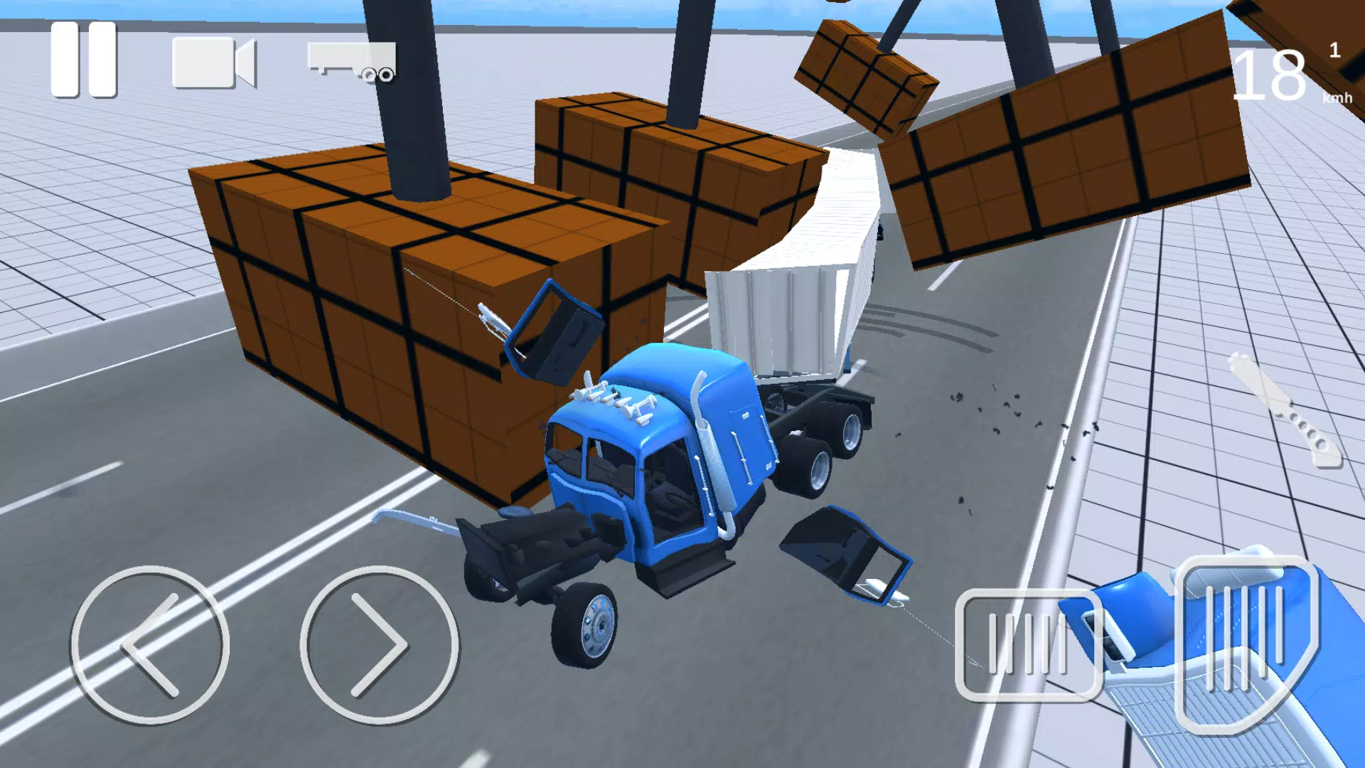 Truck Crash Simulator Accident Captura de pantalla 2