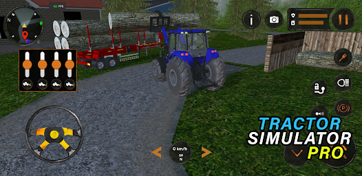 Farm Simulator: Wood Transport 스크린샷 0