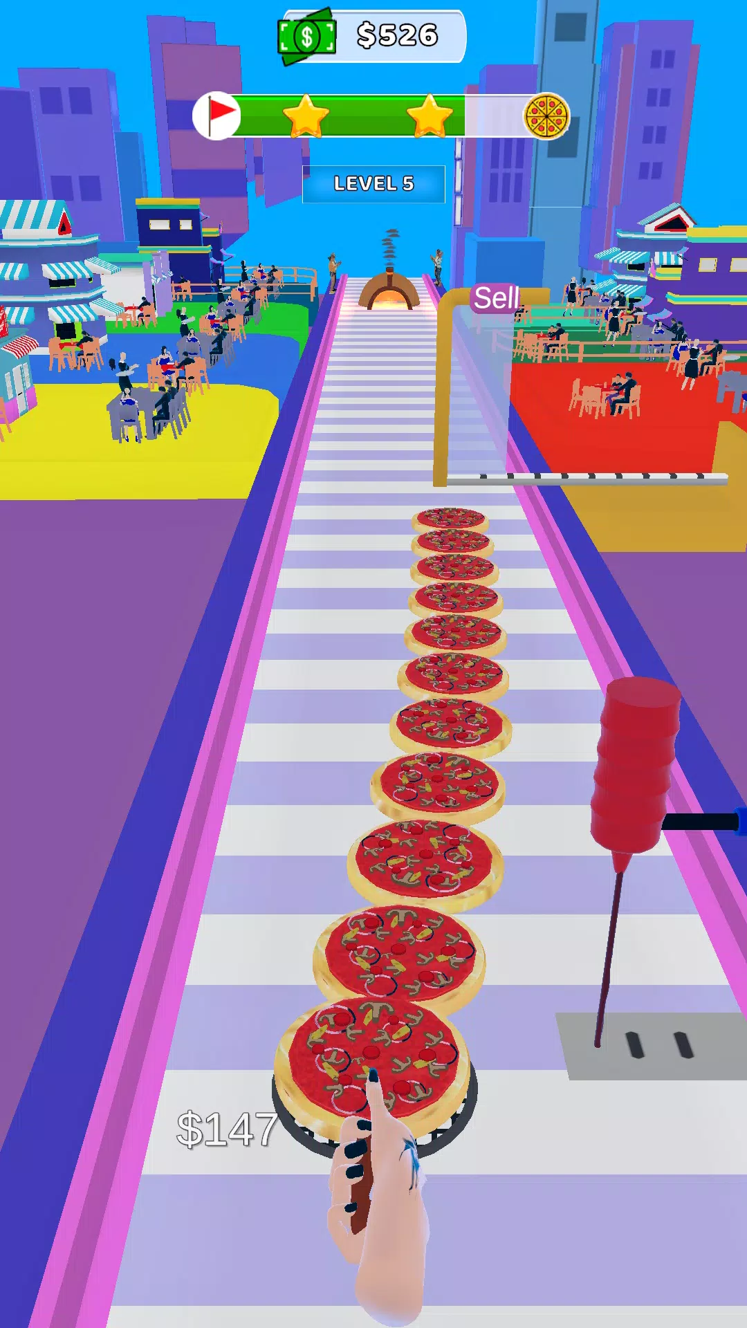 Pizza Stack : Pizza Cooking 3D ဖန်သားပြင်ဓာတ်ပုံ 0