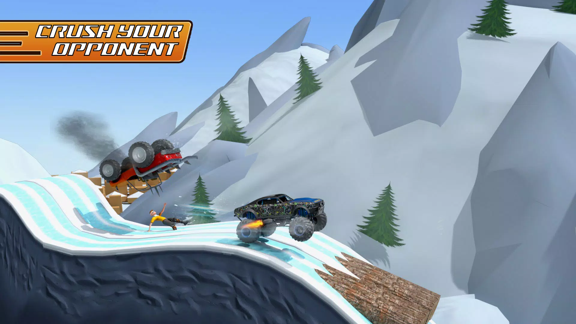 Uphill Racing - Hill Jump Game Captura de tela 1