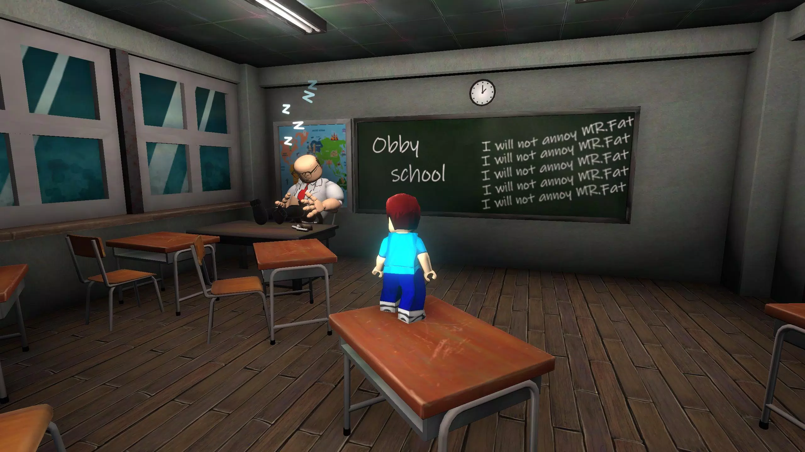 School Break: Obby Escape Captura de pantalla 0