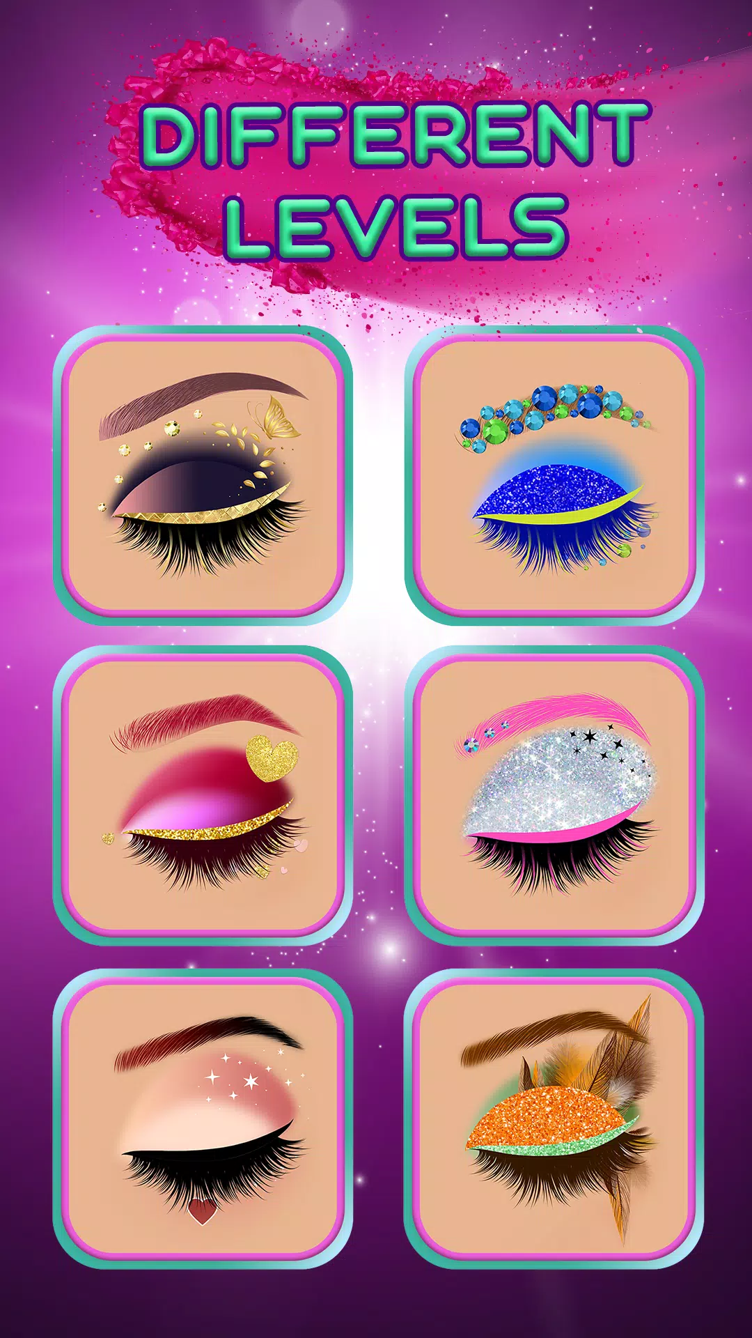 Eye makeup for girls Captura de pantalla 1