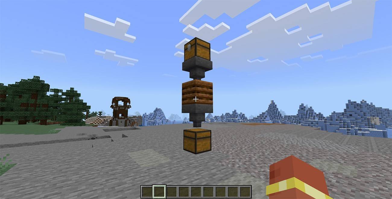 Minecraft automatic composter setup