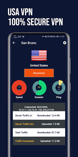 Schermata USA VPN Fast: Secure VPN Proxy 3