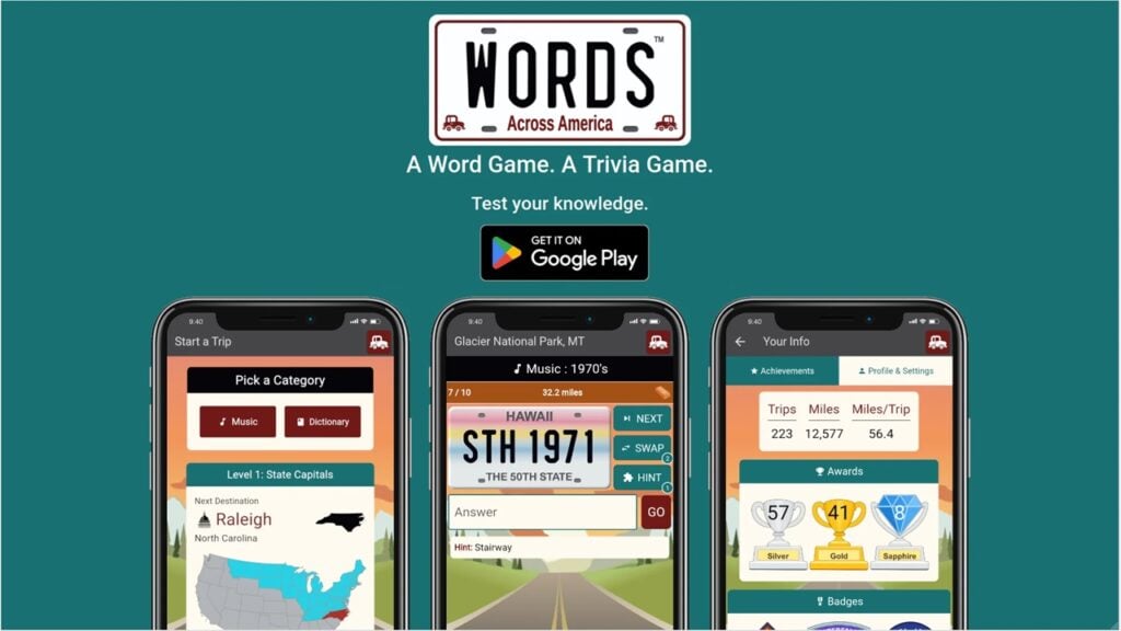 Road Trip Word Game: SongPop Meets Words With Friends