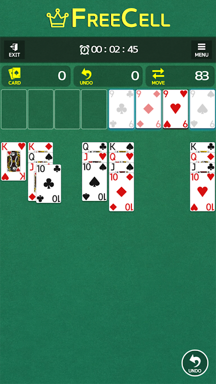 FreeCell - Classic Card Game應用截圖第2張