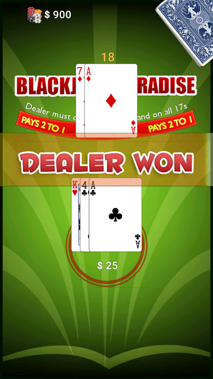 BlackJack Paradise स्क्रीनशॉट 3