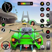 Racing in Highway Car 3D Games