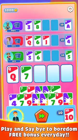 Skip 10 - Card Game স্ক্রিনশট 1