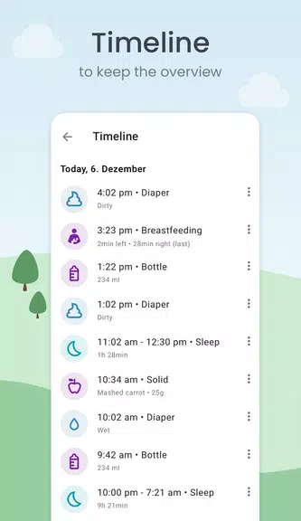 Baby Tracker: Sleep & Feeding Zrzut ekranu 2