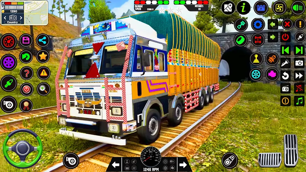 Offroad Cargo Truck Simulator स्क्रीनशॉट 2