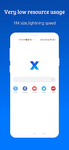 XBrowser - Mini & Super fast স্ক্রিনশট 0