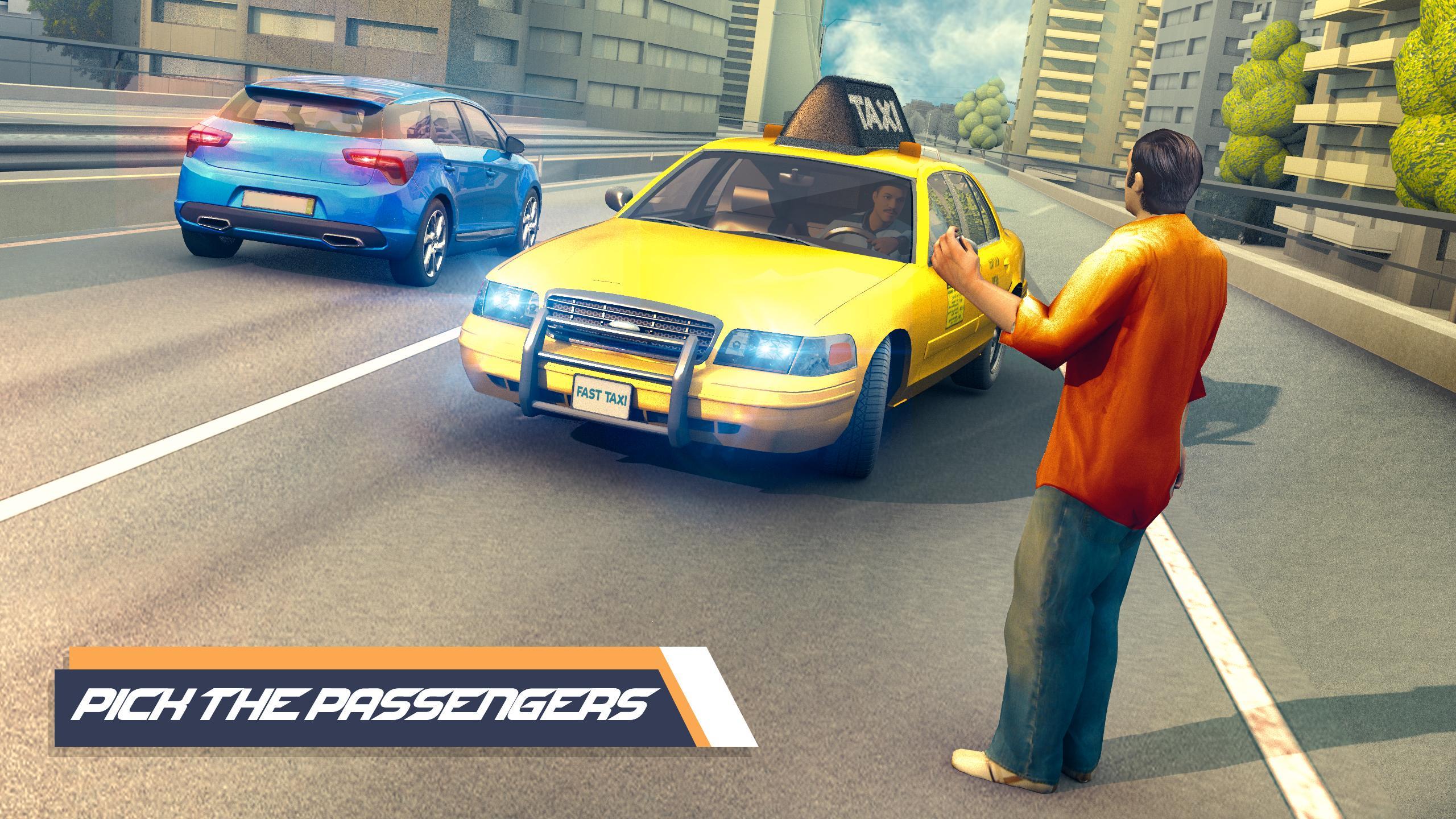 US City Taxi Games - Car Games Tangkapan skrin 0