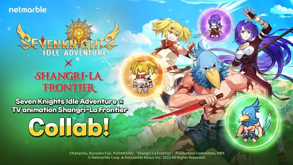 Legends Unite- Seven Knights Idle Adventure Shangri-La Frontier နှင့် ပူးပေါင်းသည်။