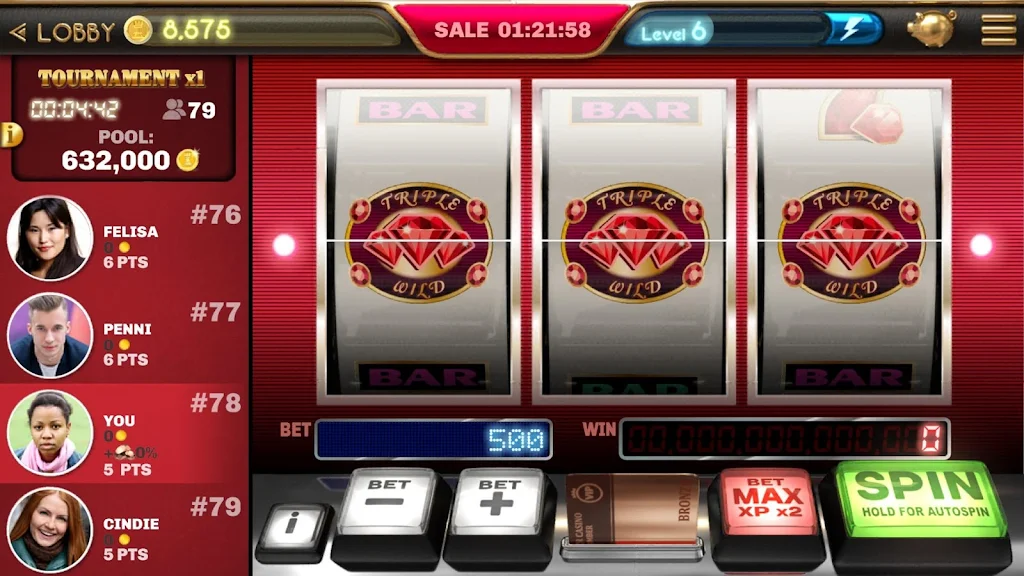 Slot Machine- Ruby Hall Casino Скриншот 2