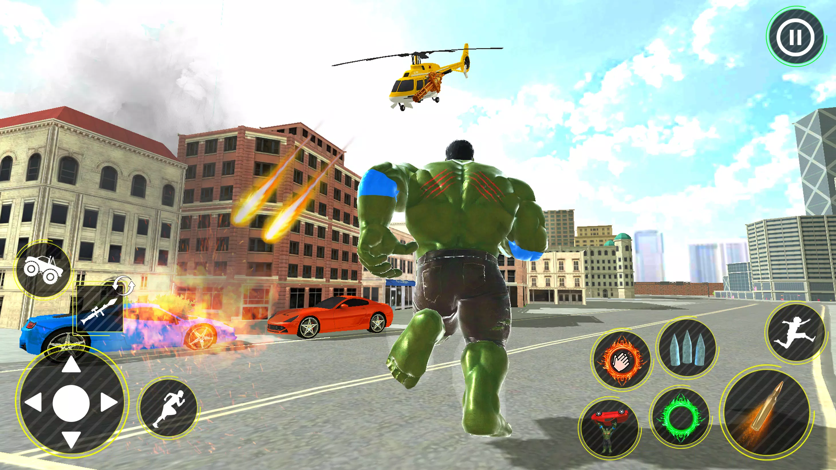 Incredible Monster Hero 3D War ဖန်သားပြင်ဓာတ်ပုံ 0
