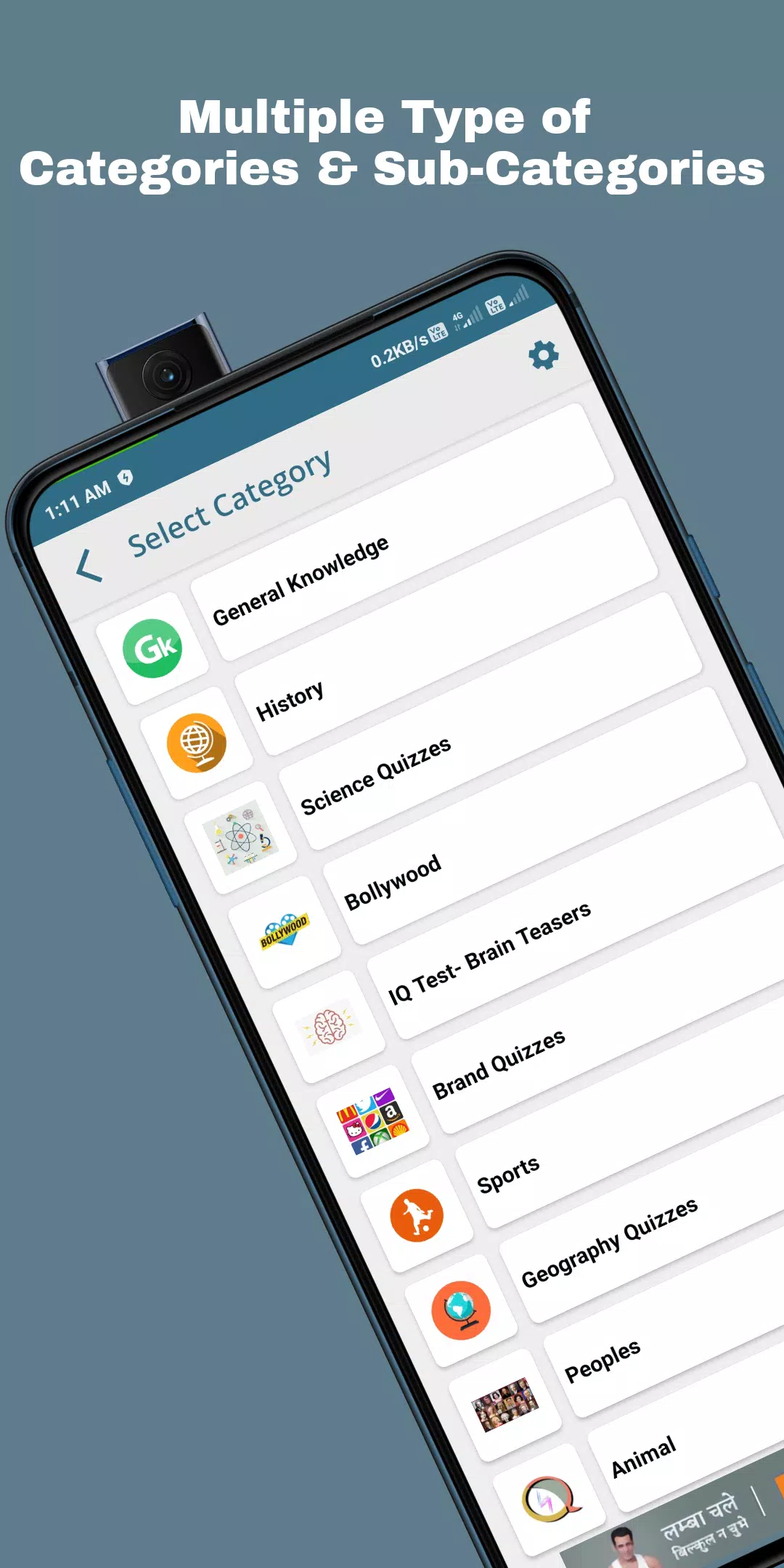 QuizOn- All GK Trivia Quiz App Captura de tela 2