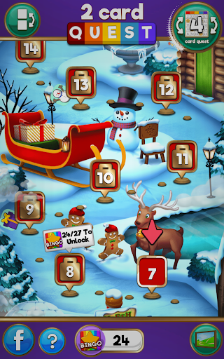 Bingo Quest Winter Garden - Christmas Adventure Скриншот 0