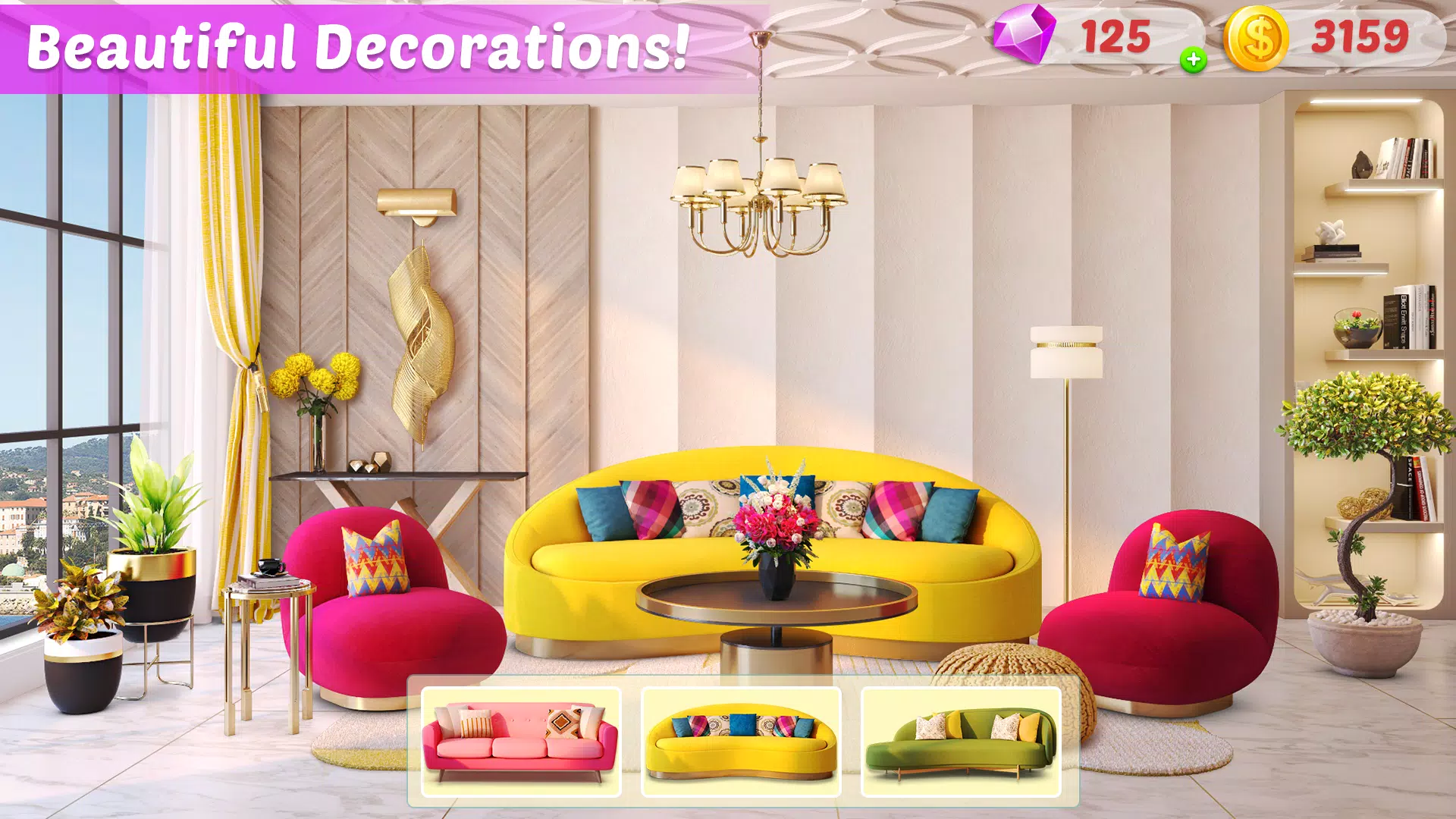 Redesign – My Home Design Game स्क्रीनशॉट 2