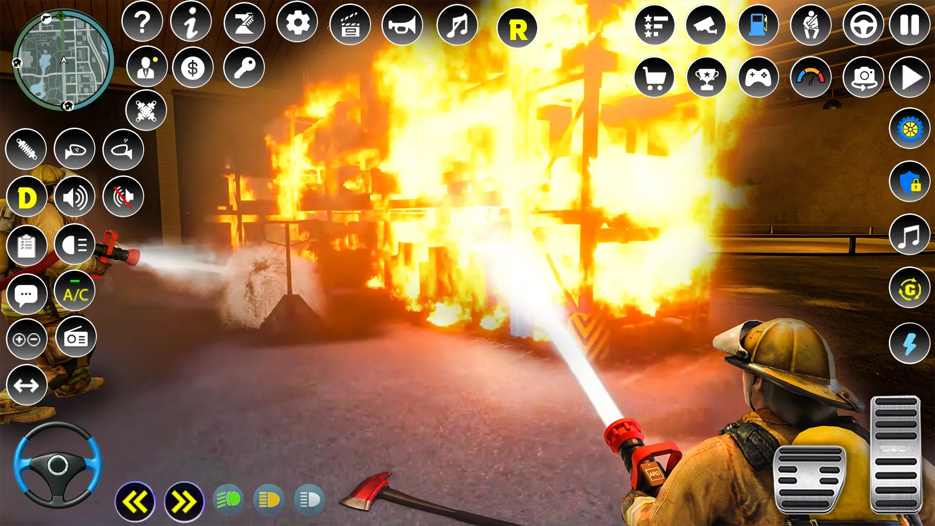 Firefighter :Fire Brigade Game 스크린샷 1