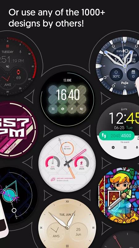 Watch Faces - Pujie - Premium Captura de tela 1