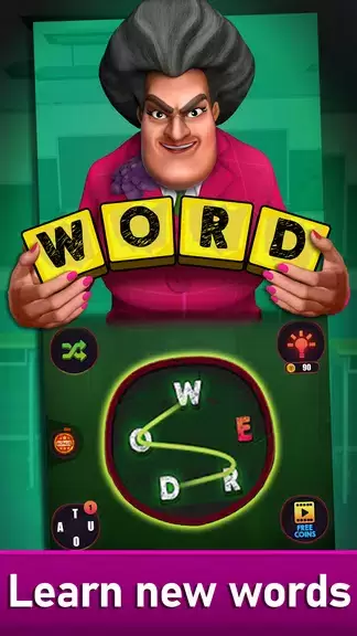 Schermata Scary Teacher : Word Games 2