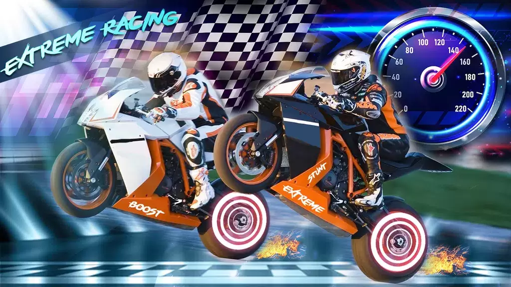 MotorBike Racing Simulator 3d Tangkapan skrin 0