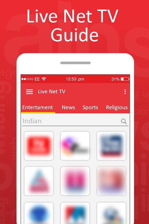 Live Net TV Streaming Guide ဖန်သားပြင်ဓာတ်ပုံ 0