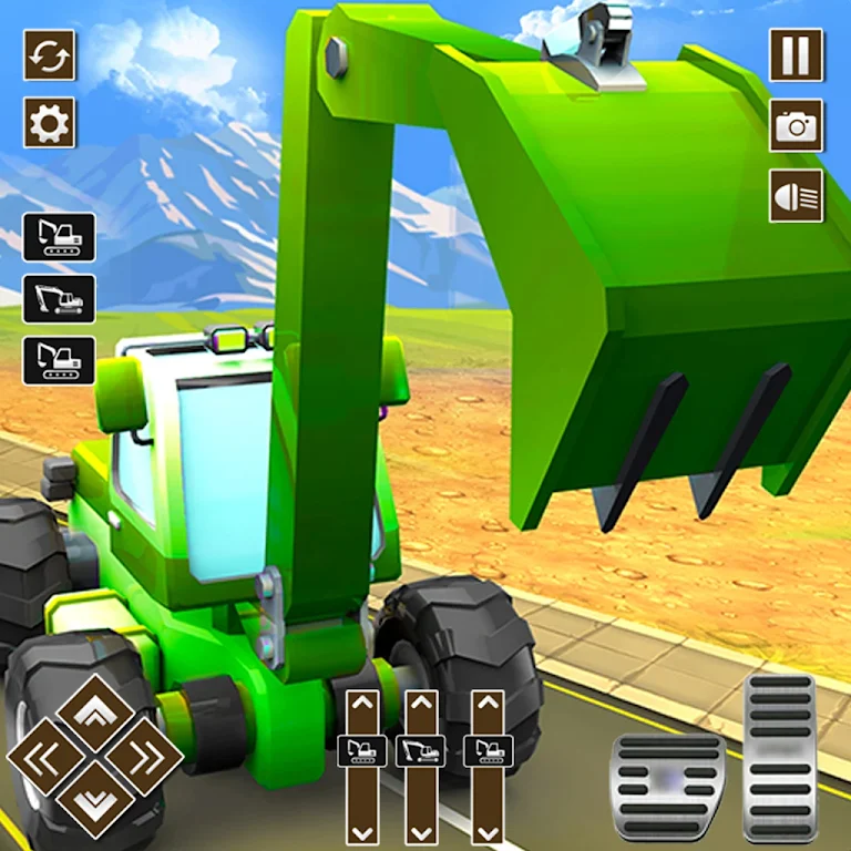 Construction Excavator Sim 3D Ảnh chụp màn hình 2