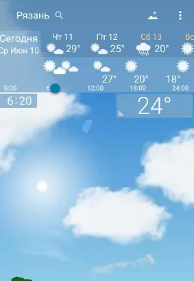 Awesome weather YoWindow live weather wallpaper ဖန်သားပြင်ဓာတ်ပုံ 1