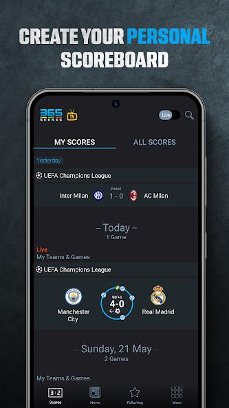 365Scores: Brasileirão ao vivo Captura de tela 1