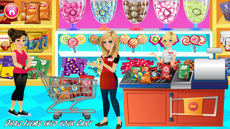 Supermarket Shopping Mall Game Ảnh chụp màn hình 1