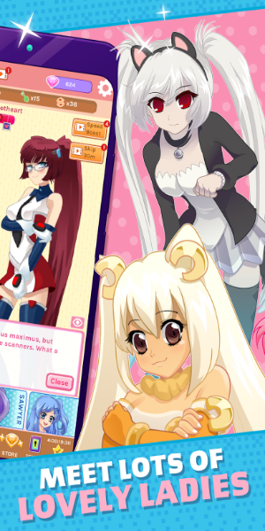 Crush Crush: Idle-Dating-Sim Screenshot 1