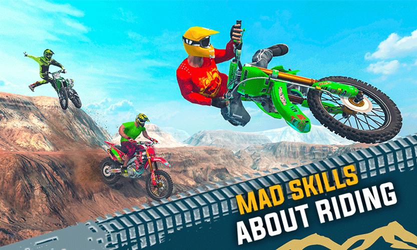 Crazy Bike Racing Stunt Game स्क्रीनशॉट 0