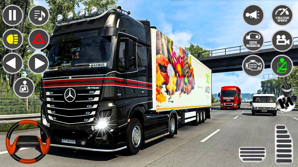 Real Truck Parking Truck Drive Schermafbeelding 1