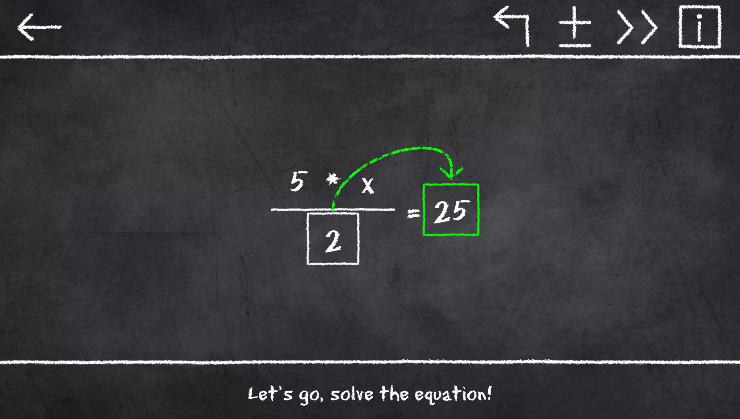 x=1: Learn to solve equations Ảnh chụp màn hình 3