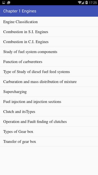 Automobile Engineering 스크린샷 1