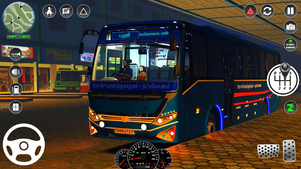 Euro Bus Transport: Bus Games Captura de pantalla 0