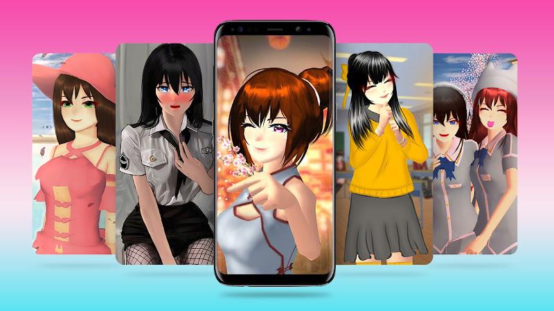 Sakura School Wallpaper & Live ဖန်သားပြင်ဓာတ်ပုံ 1