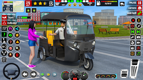 TukTuk Rickshaw Driving Games ภาพหน้าจอ 0