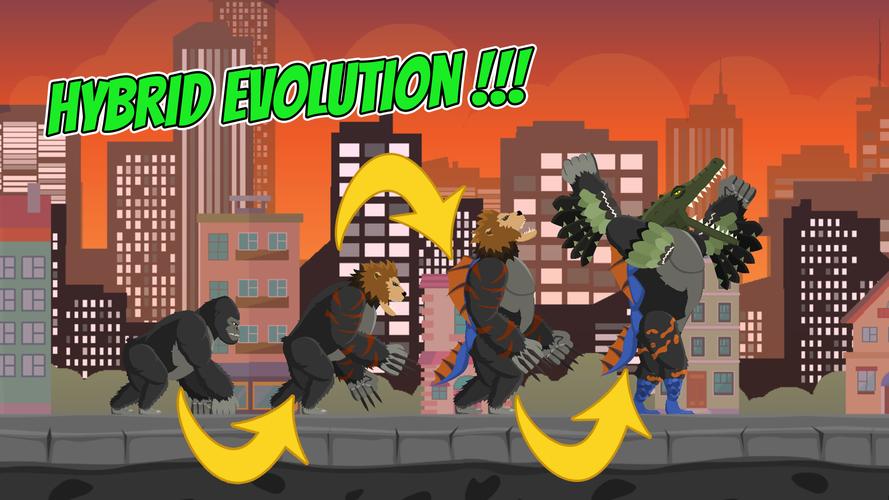 Hybrid Gorilla: Urban Rampage Captura de tela 2